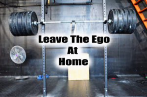 leave the ego at home